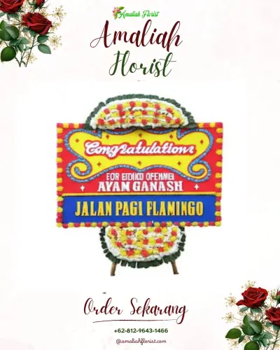 Bunga Papan Congratulation di 35 Ilir